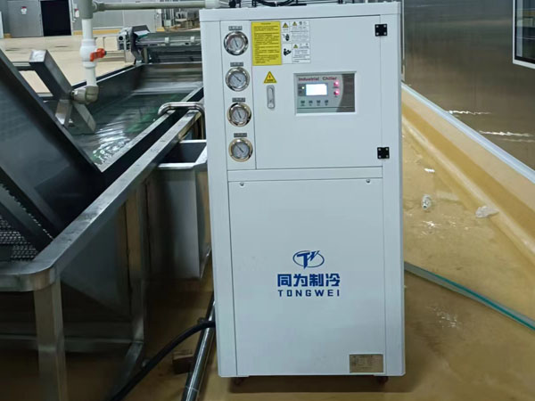Tongwei instala com sucesso o chiller de 10 toneladas de ar industrial na fábrica de alimentos do cliente